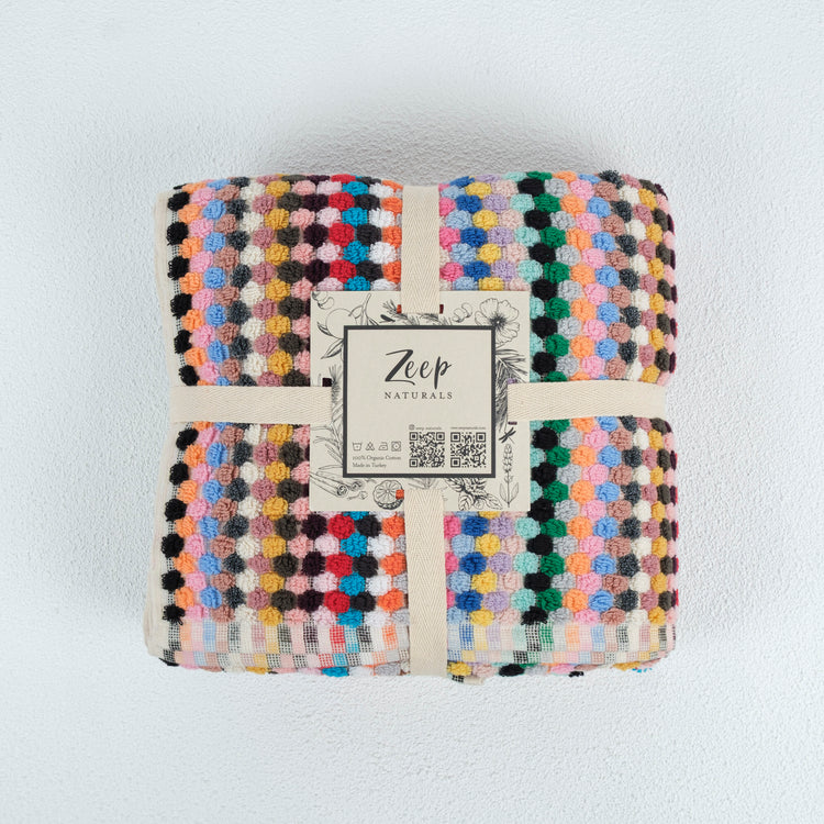 Zeep Naturals | Chickpea Towels Rainbow without fringes Bath | Zeep Naturals brings you handcrafted soaps, organic cotton towels, and artisan kitchen essentials — all inspired by nature. Discover simple, sustainable living with products designed to soothe your senses and your home.