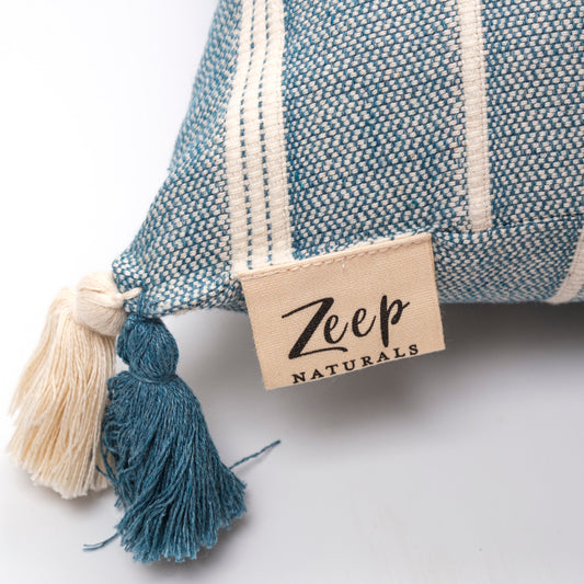 Zeep Naturals | Riviera Loom Pillow Cover | Zeep Naturals brings you handcrafted soaps, organic cotton towels, and artisan kitchen essentials — all inspired by nature. Discover simple, sustainable living with products designed to soothe your senses and your home.