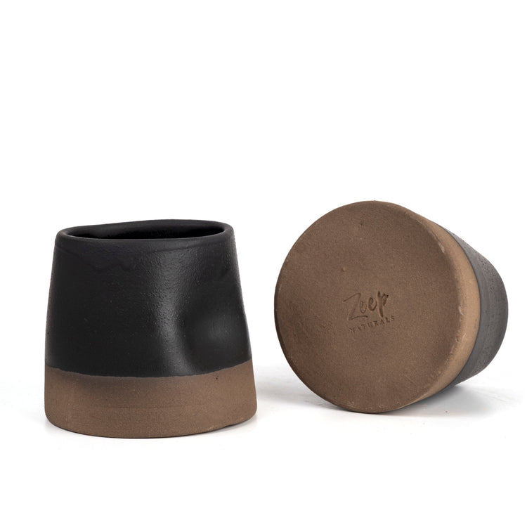Zeep Naturals | Assos Collection Thumb Pressed Coffee/Tea Cup | Zeep Naturals brings you handcrafted soaps, organic cotton towels, and artisan kitchen essentials — all inspired by nature. Discover simple, sustainable living with products designed to soothe your senses and your home.