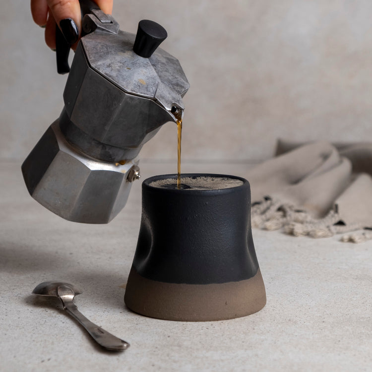 Zeep Naturals | Assos Collection Thumb Pressed Coffee/Tea Cup | Zeep Naturals brings you handcrafted soaps, organic cotton towels, and artisan kitchen essentials — all inspired by nature. Discover simple, sustainable living with products designed to soothe your senses and your home.