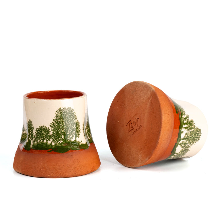 Zeep Naturals | Assos Collection Thumb Pressed Coffee/Tea Cup | Zeep Naturals brings you handcrafted soaps, organic cotton towels, and artisan kitchen essentials — all inspired by nature. Discover simple, sustainable living with products designed to soothe your senses and your home.