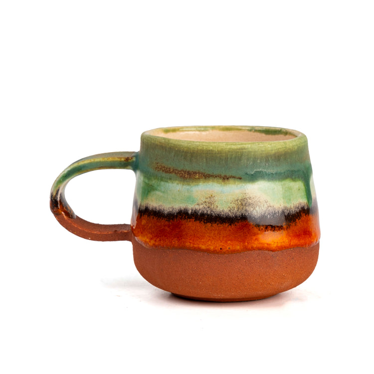 Zeep Naturals | Assos Collection Ceramic Espresso Cup Sunrise | Zeep Naturals brings you handcrafted soaps, organic cotton towels, and artisan kitchen essentials — all inspired by nature. Discover simple, sustainable living with products designed to soothe your senses and your home.