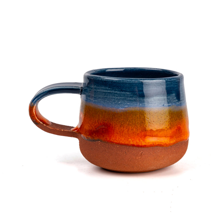 Zeep Naturals | Assos Collection Ceramic Espresso Cup Sunset | Zeep Naturals brings you handcrafted soaps, organic cotton towels, and artisan kitchen essentials — all inspired by nature. Discover simple, sustainable living with products designed to soothe your senses and your home.