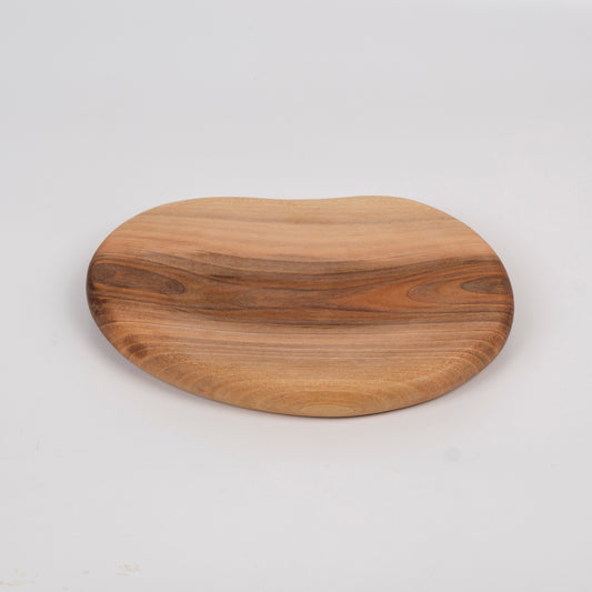 Zeep Naturals | Carya Collection Amorphous Walnut Curved Serving & Presentation Board | Zeep Naturals brings you handcrafted soaps, organic cotton towels, and artisan kitchen essentials — all inspired by nature. Discover simple, sustainable living with products designed to soothe your senses and your home.