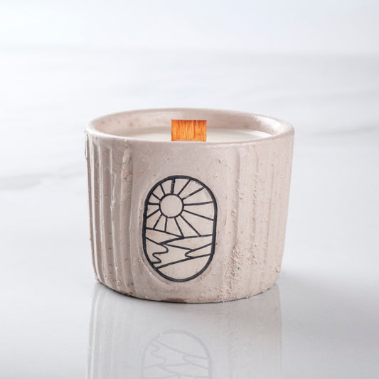 Zeep Naturals | Aegean Collection Hand-Carved Ceramic Soy Wax Candle Olive Shore | Zeep Naturals brings you handcrafted soaps, organic cotton towels, and artisan kitchen essentials — all inspired by nature. Discover simple, sustainable living with products designed to soothe your senses and your home.