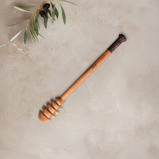 Olive Wood Ember Grain Honey Dipper