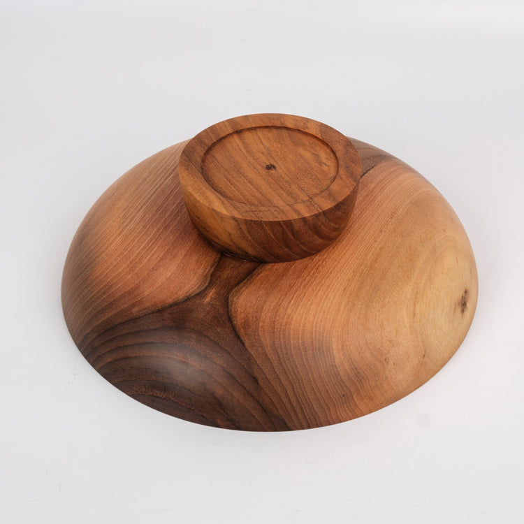 Zeep Naturals | Carya Collection Walnut Pedestal Bowl | Zeep Naturals brings you handcrafted soaps, organic cotton towels, and artisan kitchen essentials — all inspired by nature. Discover simple, sustainable living with products designed to soothe your senses and your home.