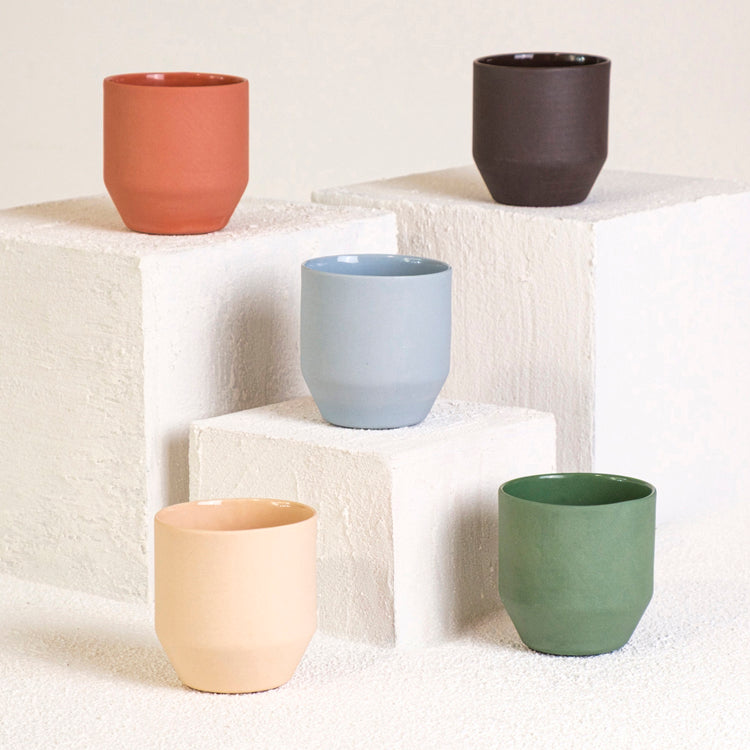 Zeep Naturals | Lydia Collection Modern Conic Espresso Cup | Zeep Naturals brings you handcrafted soaps, organic cotton towels, and artisan kitchen essentials — all inspired by nature. Discover simple, sustainable living with products designed to soothe your senses and your home.