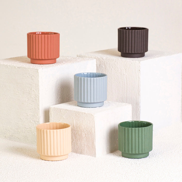 Zeep Naturals | Lydia Collection Modern Ribbed Espresso Cup | Zeep Naturals brings you handcrafted soaps, organic cotton towels, and artisan kitchen essentials — all inspired by nature. Discover simple, sustainable living with products designed to soothe your senses and your home.