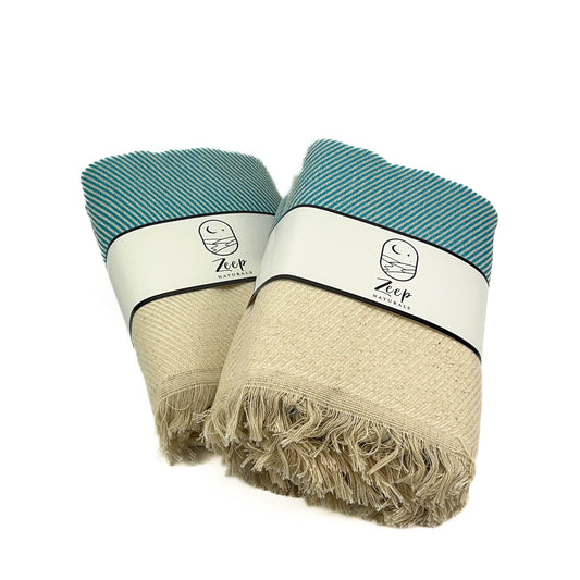 Zeep Naturals | Water-Path Towels Aqua Ocean Bath Towel | Zeep Naturals brings you handcrafted soaps, organic cotton towels, and artisan kitchen essentials — all inspired by nature. Discover simple, sustainable living with products designed to soothe your senses and your home.