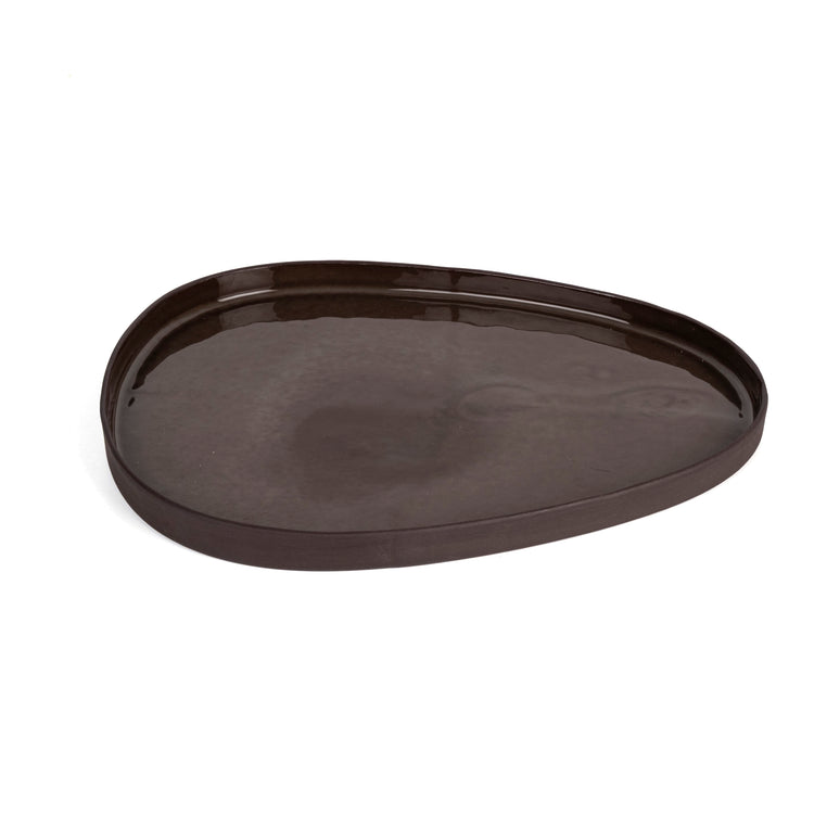 Zeep Naturals | Lydia Collection Amorphous Serving Plate | Zeep Naturals brings you handcrafted soaps, organic cotton towels, and artisan kitchen essentials — all inspired by nature. Discover simple, sustainable living with products designed to soothe your senses and your home.