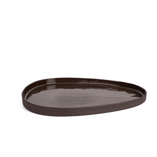 Zeep Naturals | Lydia Collection Amorphous Serving Plate | Zeep Naturals brings you handcrafted soaps, organic cotton towels, and artisan kitchen essentials — all inspired by nature. Discover simple, sustainable living with products designed to soothe your senses and your home.