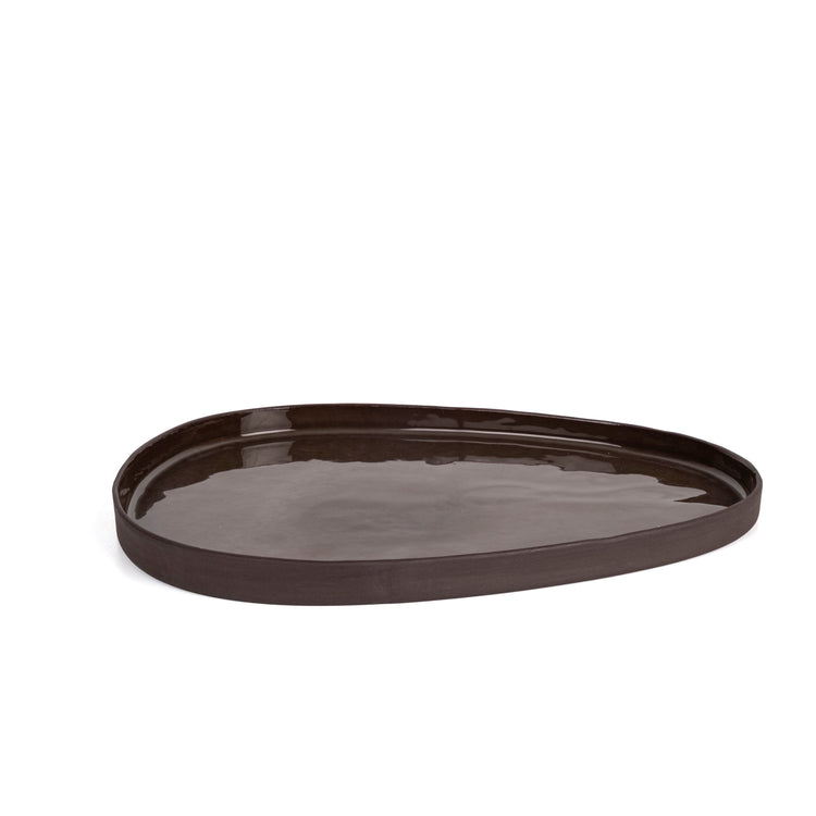 Zeep Naturals | Lydia Collection Amorphous Serving Plate | Zeep Naturals brings you handcrafted soaps, organic cotton towels, and artisan kitchen essentials — all inspired by nature. Discover simple, sustainable living with products designed to soothe your senses and your home.