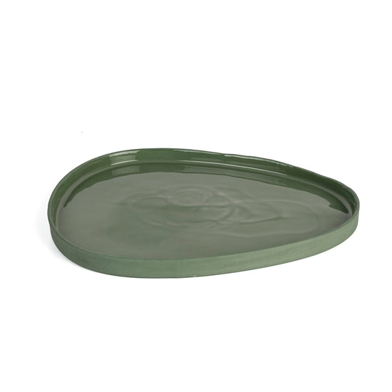 Zeep Naturals | Lydia Collection Amorphous Serving Plate | Zeep Naturals brings you handcrafted soaps, organic cotton towels, and artisan kitchen essentials — all inspired by nature. Discover simple, sustainable living with products designed to soothe your senses and your home.