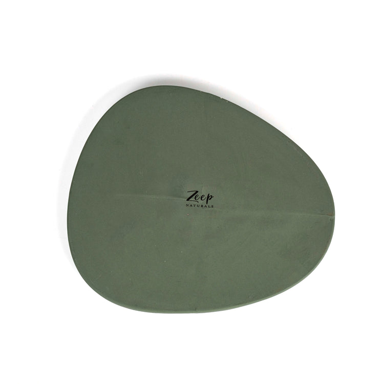 Zeep Naturals | Lydia Collection Amorphous Serving Plate | Zeep Naturals brings you handcrafted soaps, organic cotton towels, and artisan kitchen essentials — all inspired by nature. Discover simple, sustainable living with products designed to soothe your senses and your home.
