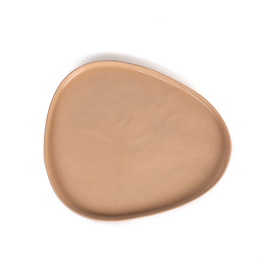Zeep Naturals | Lydia Collection Amorphous Serving Plate | Zeep Naturals brings you handcrafted soaps, organic cotton towels, and artisan kitchen essentials — all inspired by nature. Discover simple, sustainable living with products designed to soothe your senses and your home.