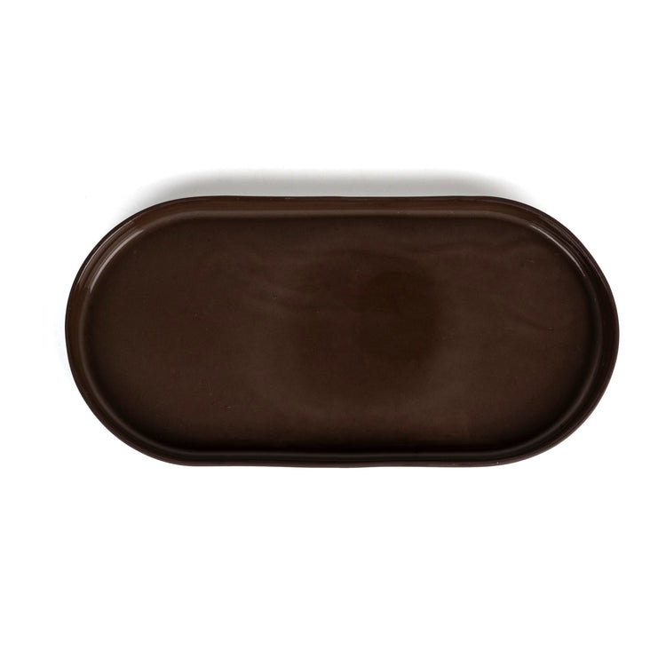 Zeep Naturals | Lydia Collection Oval Serving Plate | Zeep Naturals brings you handcrafted soaps, organic cotton towels, and artisan kitchen essentials — all inspired by nature. Discover simple, sustainable living with products designed to soothe your senses and your home.