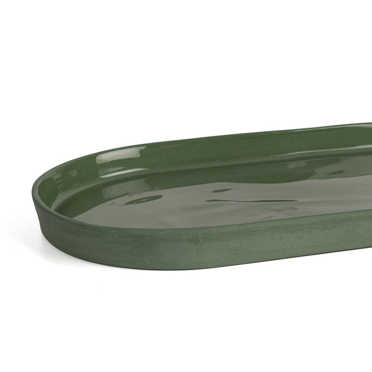 Zeep Naturals | Lydia Collection Oval Serving Plate | Zeep Naturals brings you handcrafted soaps, organic cotton towels, and artisan kitchen essentials — all inspired by nature. Discover simple, sustainable living with products designed to soothe your senses and your home.