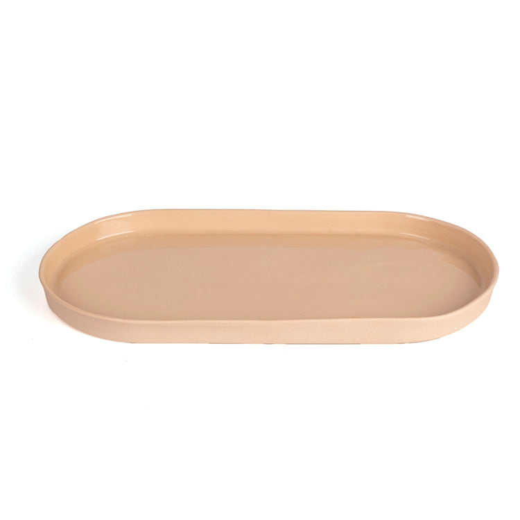 Zeep Naturals | Lydia Collection Oval Serving Plate | Zeep Naturals brings you handcrafted soaps, organic cotton towels, and artisan kitchen essentials — all inspired by nature. Discover simple, sustainable living with products designed to soothe your senses and your home.