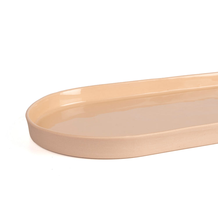 Zeep Naturals | Lydia Collection Oval Serving Plate | Zeep Naturals brings you handcrafted soaps, organic cotton towels, and artisan kitchen essentials — all inspired by nature. Discover simple, sustainable living with products designed to soothe your senses and your home.