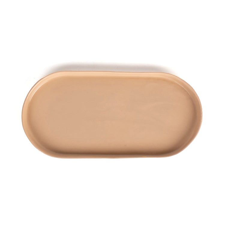 Zeep Naturals | Lydia Collection Oval Serving Plate | Zeep Naturals brings you handcrafted soaps, organic cotton towels, and artisan kitchen essentials — all inspired by nature. Discover simple, sustainable living with products designed to soothe your senses and your home.