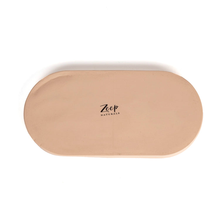 Zeep Naturals | Lydia Collection Oval Serving Plate | Zeep Naturals brings you handcrafted soaps, organic cotton towels, and artisan kitchen essentials — all inspired by nature. Discover simple, sustainable living with products designed to soothe your senses and your home.