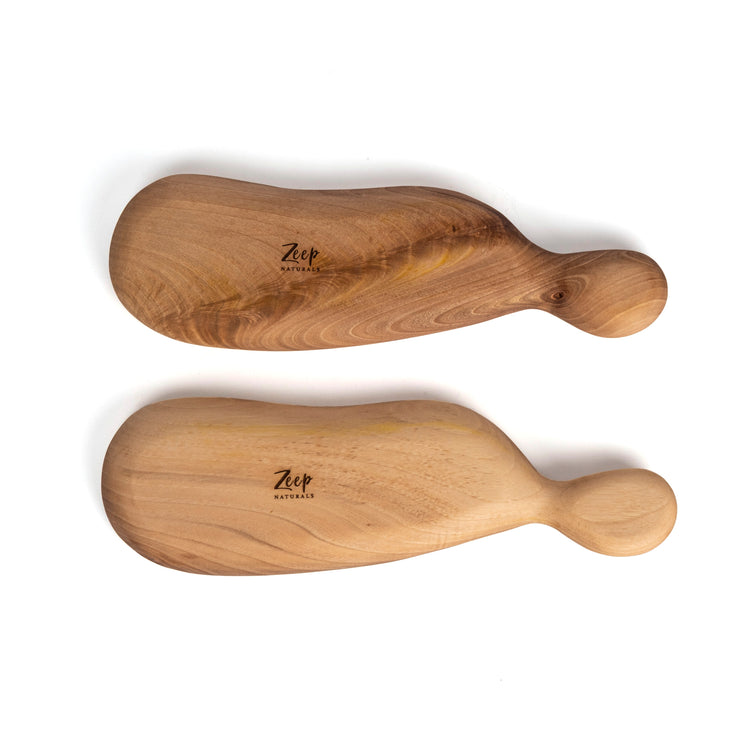 Zeep Naturals | Carya Collection Walnut Curved Serving & Presentation Board | Zeep Naturals brings you handcrafted soaps, organic cotton towels, and artisan kitchen essentials — all inspired by nature. Discover simple, sustainable living with products designed to soothe your senses and your home.