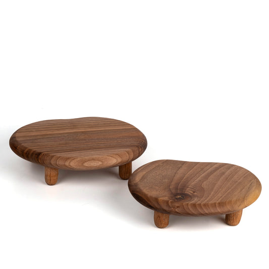 Zeep Naturals | Carya Collection Walnut Serving & Presentation Set (2 Pieces) | Zeep Naturals brings you handcrafted soaps, organic cotton towels, and artisan kitchen essentials — all inspired by nature. Discover simple, sustainable living with products designed to soothe your senses and your home.