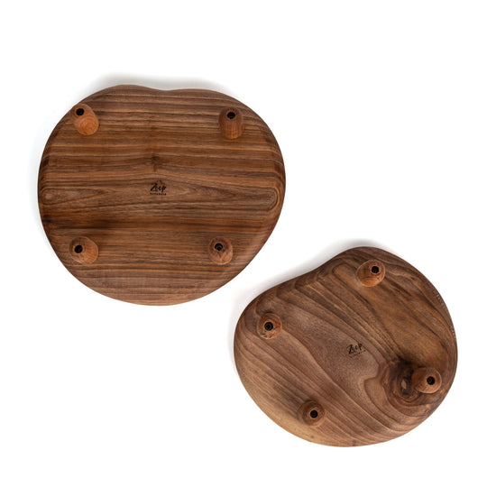Zeep Naturals | Carya Collection Walnut Serving & Presentation Set (2 Pieces) | Zeep Naturals brings you handcrafted soaps, organic cotton towels, and artisan kitchen essentials — all inspired by nature. Discover simple, sustainable living with products designed to soothe your senses and your home.
