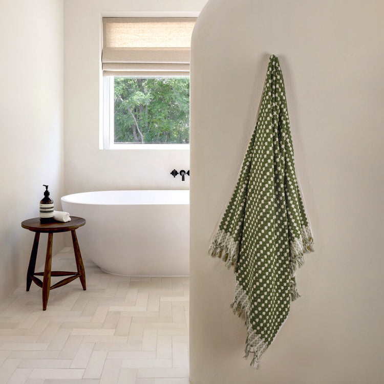 Zeep Naturals | Aegean Collection Bubble Bath Towel | Zeep Naturals brings you handcrafted soaps, organic cotton towels, and artisan kitchen essentials — all inspired by nature. Discover simple, sustainable living with products designed to soothe your senses and your home.