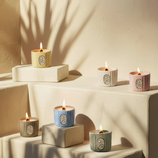 Zeep Naturals | Aegean Collection Hand-Carved Ceramic Soy Wax Candle | Zeep Naturals brings you handcrafted soaps, organic cotton towels, and artisan kitchen essentials — all inspired by nature. Discover simple, sustainable living with products designed to soothe your senses and your home.