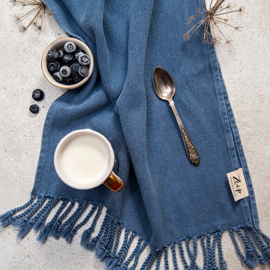 Zeep Naturals | Stone Washed Kitchen/Hand Towels (Set of 2) | Zeep Naturals brings you handcrafted soaps, organic cotton towels, and artisan kitchen essentials — all inspired by nature. Discover simple, sustainable living with products designed to soothe your senses and your home.