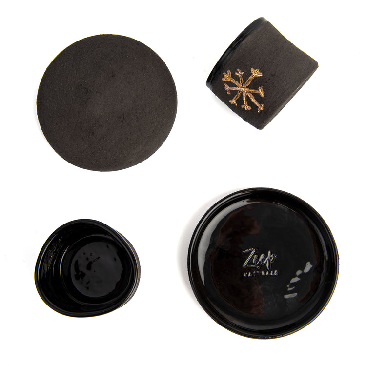 Zeep Naturals | Stoneware Handmade 2-Piece Espresso Cup | Snowflake | Zeep Naturals brings you handcrafted soaps, organic cotton towels, and artisan kitchen essentials — all inspired by nature. Discover simple, sustainable living with products designed to soothe your senses and your home.