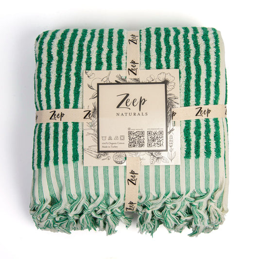 Authentic Elegance with Zeep Naturals' Turkish Cotton Towels