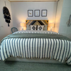 Zeep Naturals | Thick Striped Muslin Duvet/Comforter Sets | Zeep Naturals brings you handcrafted soaps, organic cotton towels, and artisan kitchen essentials — all inspired by nature. Discover simple, sustainable living with products designed to soothe your senses and your home.
