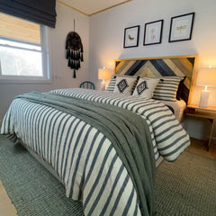 Zeep Naturals | Thick Striped Muslin Duvet/Comforter Sets | Zeep Naturals brings you handcrafted soaps, organic cotton towels, and artisan kitchen essentials — all inspired by nature. Discover simple, sustainable living with products designed to soothe your senses and your home.