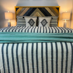 Zeep Naturals | Thick Striped Muslin Duvet/Comforter Sets | Zeep Naturals brings you handcrafted soaps, organic cotton towels, and artisan kitchen essentials — all inspired by nature. Discover simple, sustainable living with products designed to soothe your senses and your home.