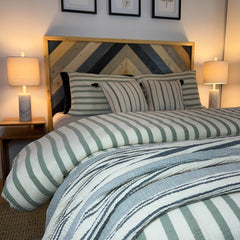Zeep Naturals | Thick Striped Muslin Duvet/Comforter Sets | Zeep Naturals brings you handcrafted soaps, organic cotton towels, and artisan kitchen essentials — all inspired by nature. Discover simple, sustainable living with products designed to soothe your senses and your home.