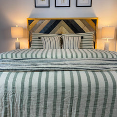 Zeep Naturals | Thick Striped Muslin Duvet/Comforter Sets | Zeep Naturals brings you handcrafted soaps, organic cotton towels, and artisan kitchen essentials — all inspired by nature. Discover simple, sustainable living with products designed to soothe your senses and your home.