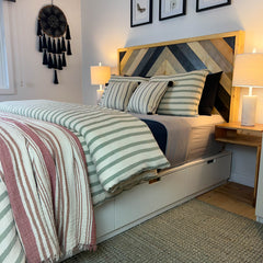 Zeep Naturals | Thick Striped Muslin Duvet/Comforter Sets | Zeep Naturals brings you handcrafted soaps, organic cotton towels, and artisan kitchen essentials — all inspired by nature. Discover simple, sustainable living with products designed to soothe your senses and your home.
