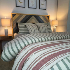 Zeep Naturals | Thick Striped Muslin Duvet/Comforter Sets | Zeep Naturals brings you handcrafted soaps, organic cotton towels, and artisan kitchen essentials — all inspired by nature. Discover simple, sustainable living with products designed to soothe your senses and your home.
