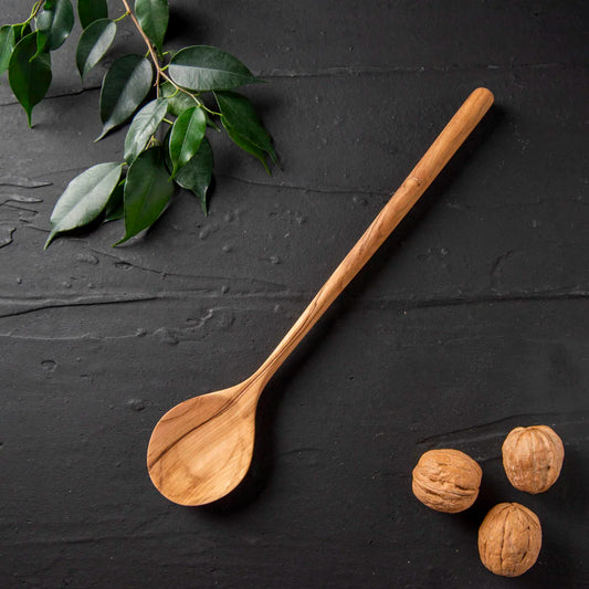 Olive Wood Long Stem Spoon