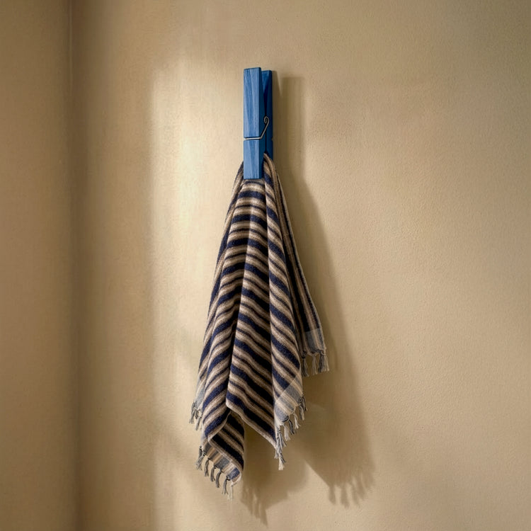 Zeep Naturals | Jumbo Wooden Clothespins Blue | Zeep Naturals brings you handcrafted soaps, organic cotton towels, and artisan kitchen essentials — all inspired by nature. Discover simple, sustainable living with products designed to soothe your senses and your home.