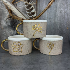 Zeep Naturals | Stoneware Handmade Americano Cup | Dandelion | Zeep Naturals brings you handcrafted soaps, organic cotton towels, and artisan kitchen essentials — all inspired by nature. Discover simple, sustainable living with products designed to soothe your senses and your home.