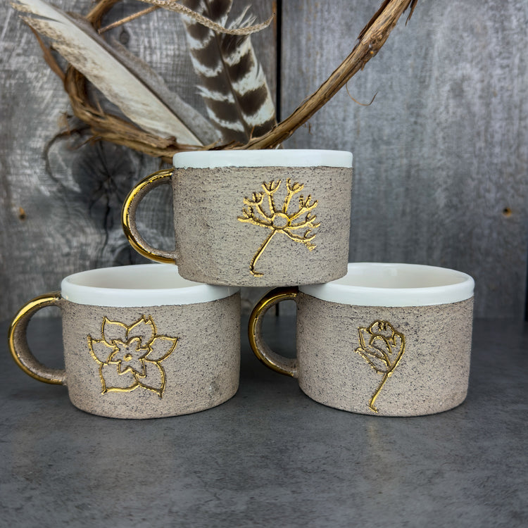 Zeep Naturals | Stoneware Handmade Americano Cups Neutral Daffodil | Catskills-inspired artisan natural soaps, luxurious Turkish towels, bathrobes, throws, and bedding. Discover handmade coffee cups, milk dispensers, and olive wood kitchen utensils—crafted with care for your home