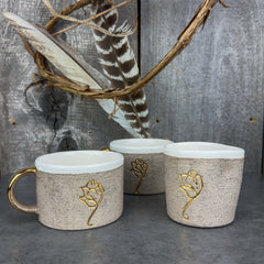 Zeep Naturals | Stoneware Handmade Americano Cup | Poppy | Zeep Naturals brings you handcrafted soaps, organic cotton towels, and artisan kitchen essentials — all inspired by nature. Discover simple, sustainable living with products designed to soothe your senses and your home.