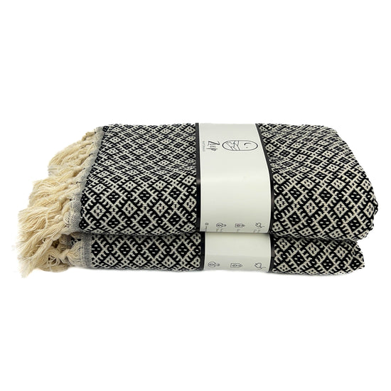 Zeep Naturals | Black Towels Burdock | Catskills-inspired artisan natural soaps, luxurious Turkish towels, bathrobes, throws, and bedding. Discover handmade coffee cups, milk dispensers, and olive wood kitchen utensils—crafted with care for your home