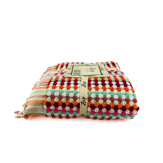 Zeep Naturals | Chickpea Towels Sunrise Bath | Catskills-inspired artisan natural soaps, luxurious Turkish towels, bathrobes, throws, and bedding. Discover handmade coffee cups, milk dispensers, and olive wood kitchen utensils—crafted with care for your home