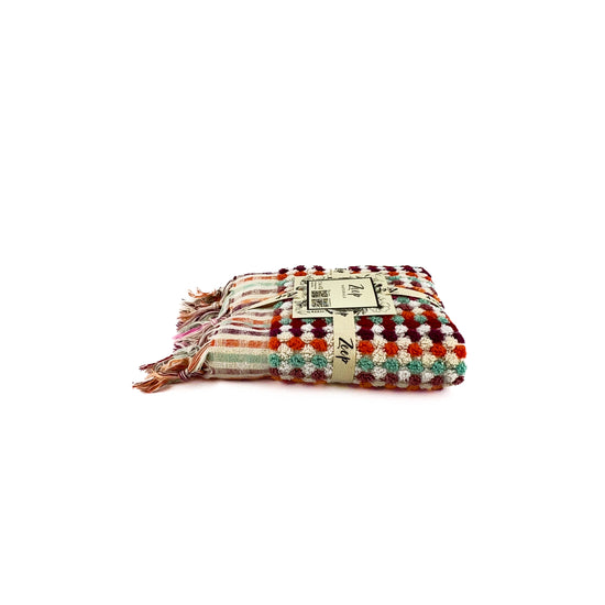 Zeep Naturals | Chickpea Towels Sunrise Hand | Catskills-inspired artisan natural soaps, luxurious Turkish towels, bathrobes, throws, and bedding. Discover handmade coffee cups, milk dispensers, and olive wood kitchen utensils—crafted with care for your home