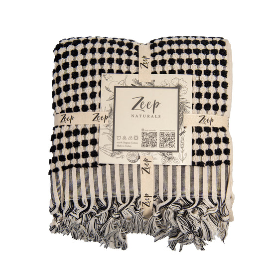 Zeep Naturals | Chickpea Towels Charcoal Bath | Catskills-inspired artisan natural soaps, luxurious Turkish towels, bathrobes, throws, and bedding. Discover handmade coffee cups, milk dispensers, and olive wood kitchen utensils—crafted with care for your home